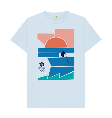 Sky Blue Team GB Kitesurfing T-Shirt