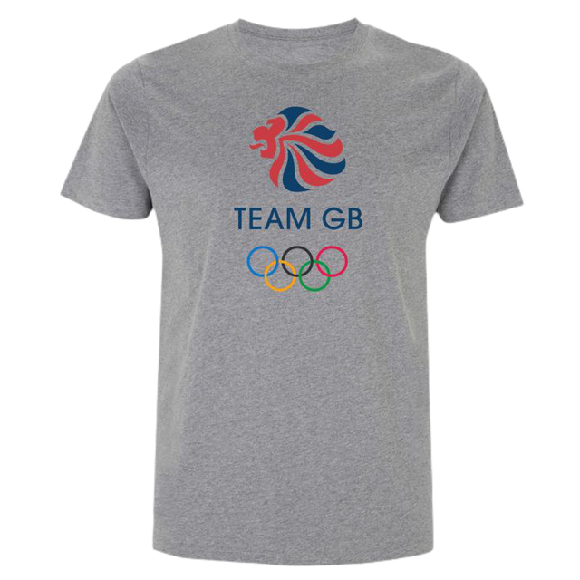 Team GB Olympic Colour Logo T-Shirt Men's - Grey