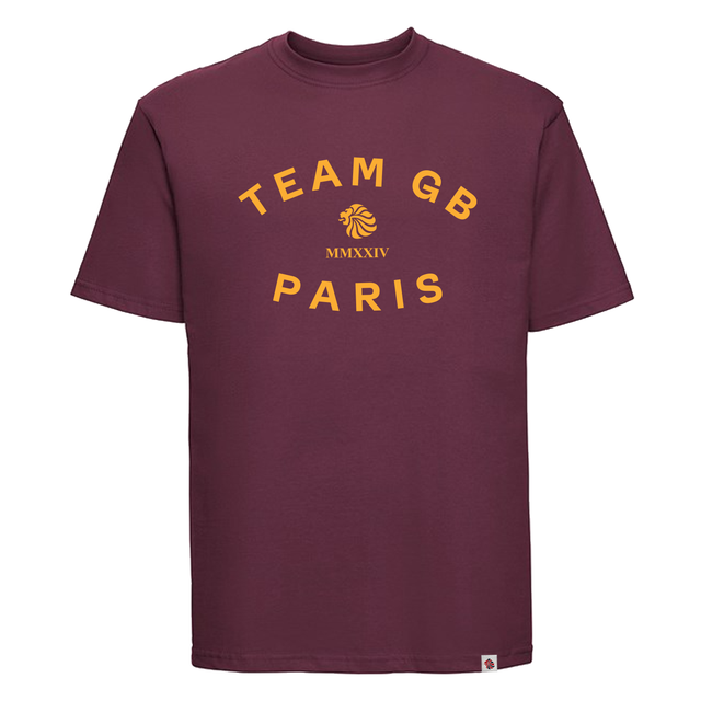 Team GB Arc Burgundy T-Shirt