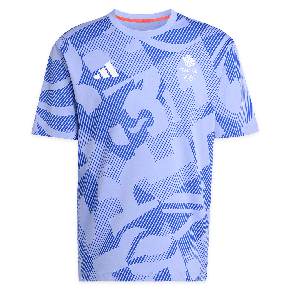adidas×早稲田“BIG BEARS“チームトレーニングTシャツMDサイズ adidas x Team GB Milano Cortina 2026 AOP T-Shirt