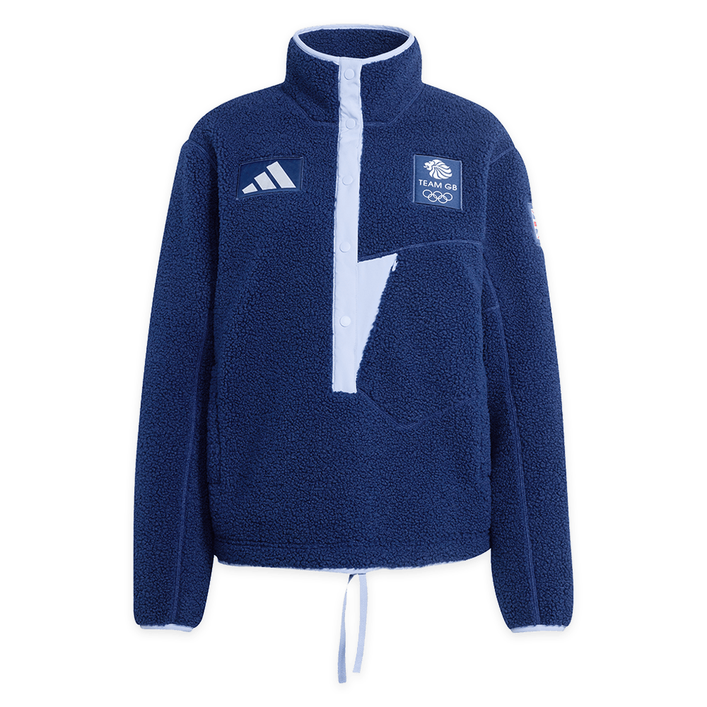 adidas x Team GB Milano Cortina 2026 Pile Fleece Pullover - Womens