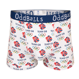 Team GB White Men's Boxer Shorts