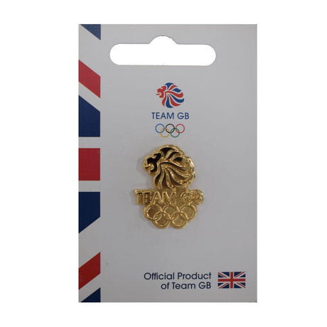 Team GB Lions Head and Olympic Rings Pin | Team GB Official Store
