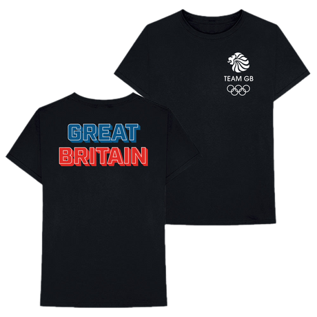 Team GB 'Great Britain' T-Shirt - Black
