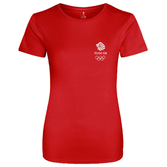 Team GB Everyday Active Women's Red UV T-Shirt