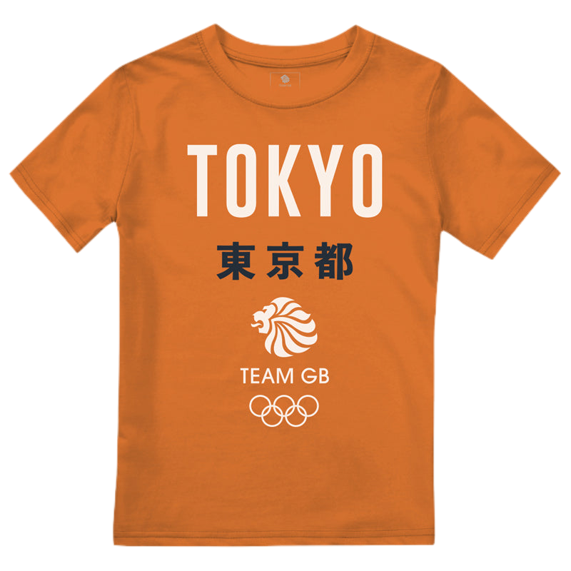 Team GB Kasai T-Shirt Kid's - Orange