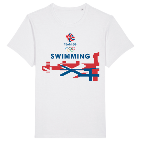 Team GB Swimming Flag T-Shirt | Team GB Official Store