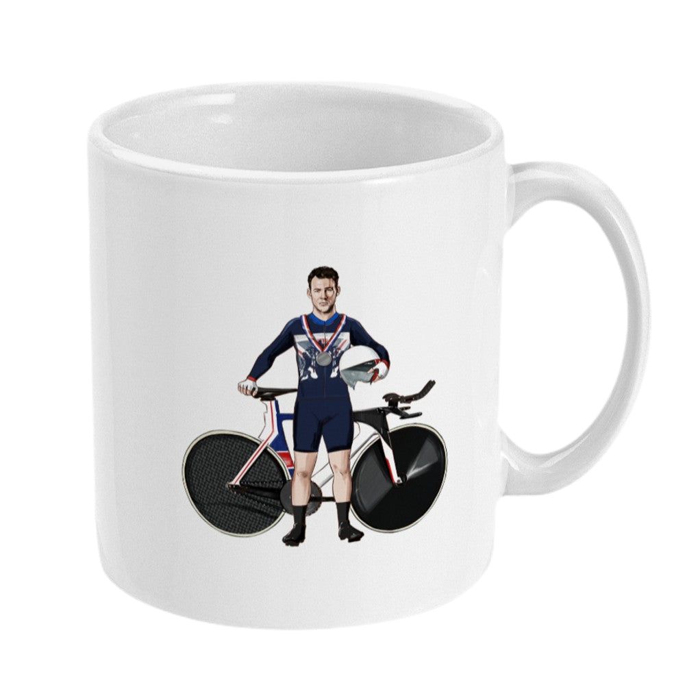 Team GB Mark Cavendish Mug - Front
