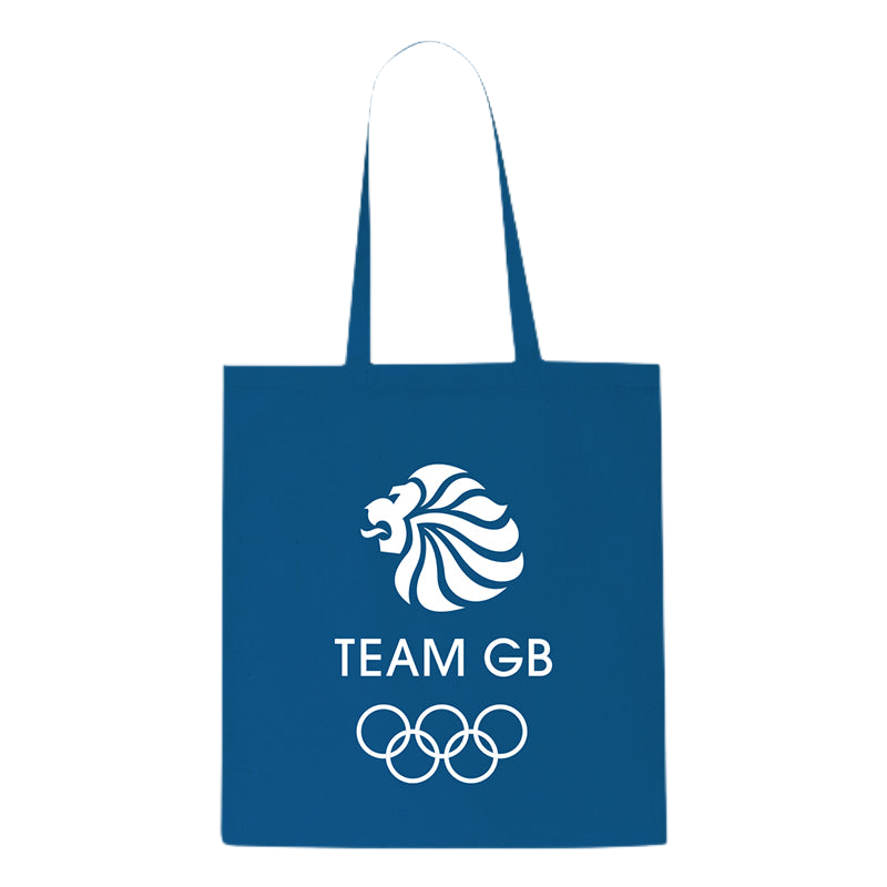 Team GB Olympics Rings Logo Tote Bag - Blue