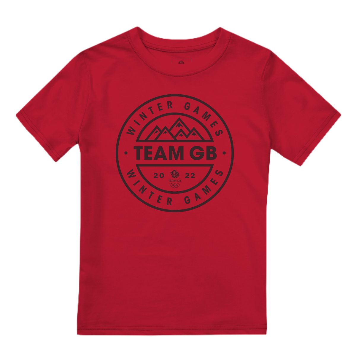 Team GB Winter Emblem Kid's T-Shirt - Red