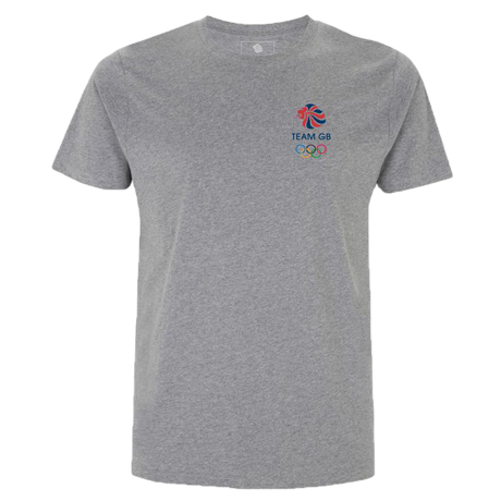 Team GB Olympic Small Colour Logo T-Shirt Men's - Grey