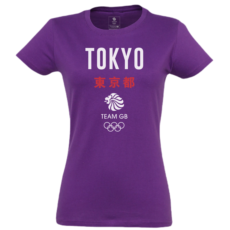 Tokyo Team GB Kasai Women's T-Shirt - Light Purple