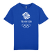 Team GB Olympic White Logo T-Shirt Kids - Blue