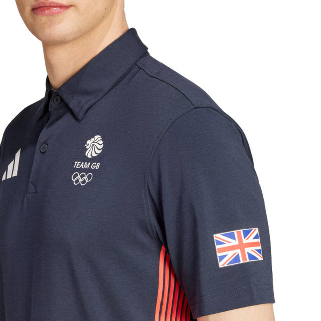 Adidas Team GB athlete polo  Navy