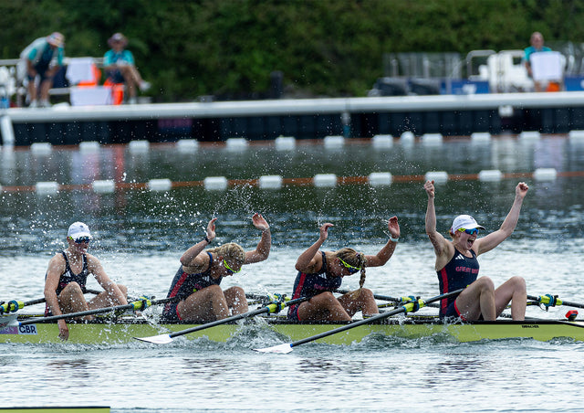 Team GB Paris Art Print 'Sensational Rowing Gold in Photo Finish'