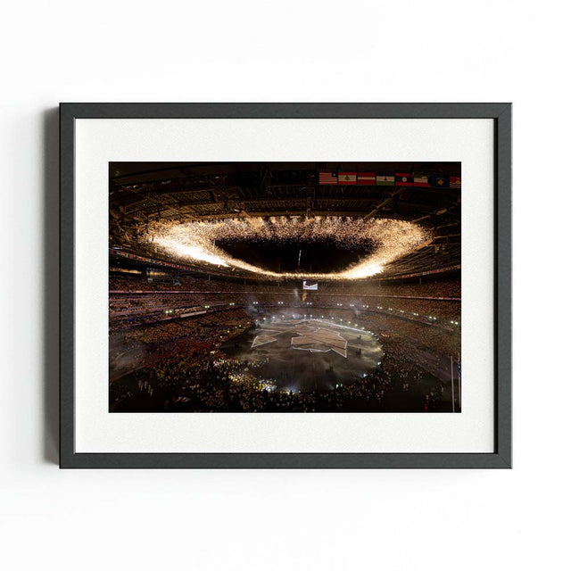 Team GB Paris Art Print "Closing Ceremony Map of The World"