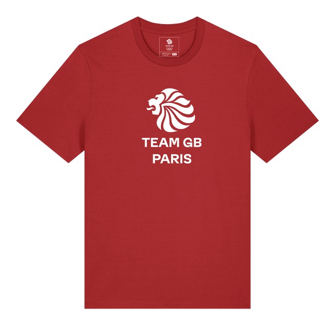 Team GB Paris Large Logo Men's T-shirt