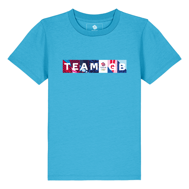 Team GB Montmartre Kid's Blue T-Shirt