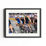 Team GB Paris Art Print 'Alex Yee's Sudden Surge to Triathlon Gold'