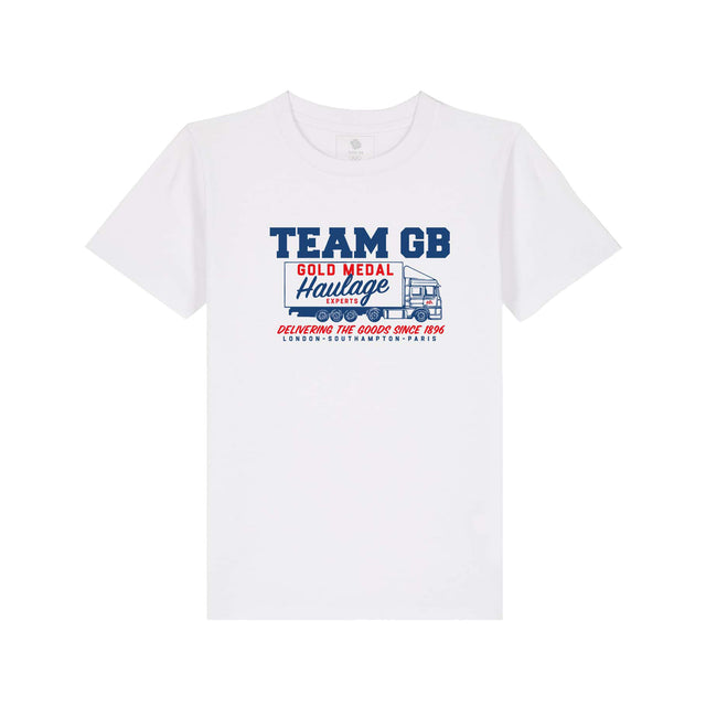 Team GB Delivering the Goods Kids T-shirt White