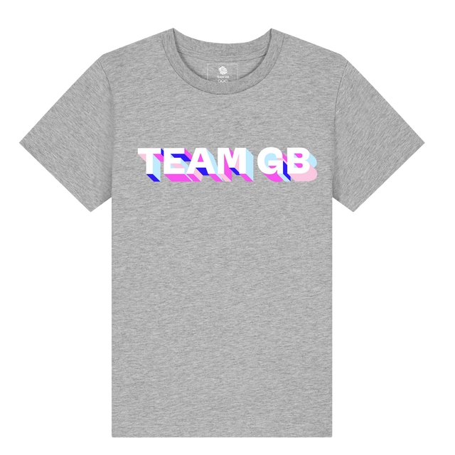 Team GB Ombre Grey Kid's T-shirt