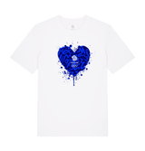 Team GB Kids Heart Graffiti Print T-Shirt White