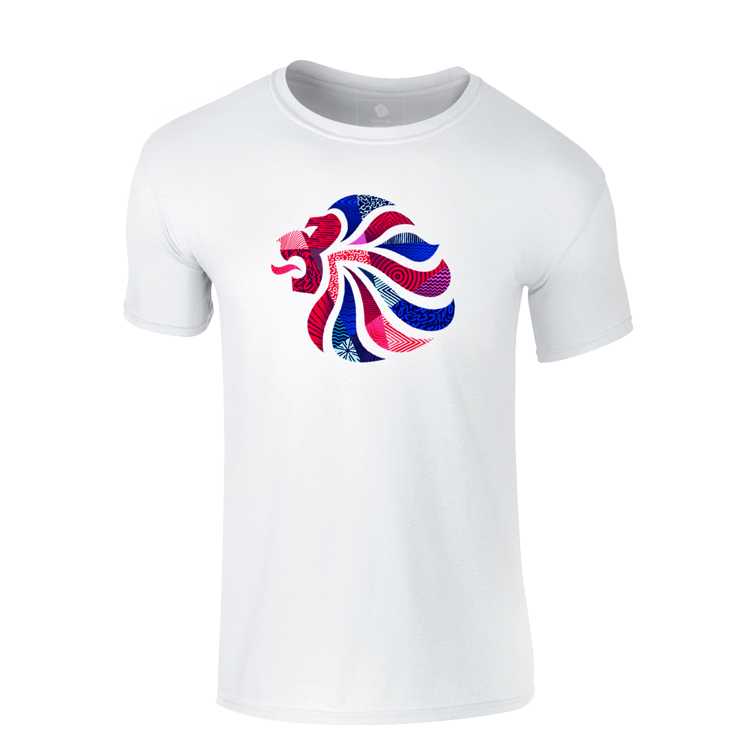 Team GB Abstract Lion Kid's Cotton T-shirt – Team GB Shop