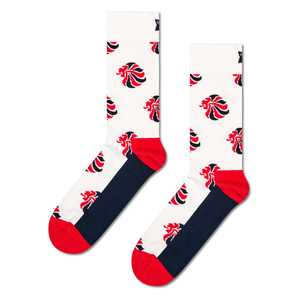 Happy Socks Team GB Cream Lions Pride Sock