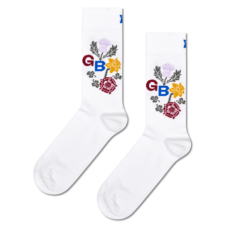 Team GB x Happy Socks Unisex 'The Greatest Team' Cotton Socks Pack of 1