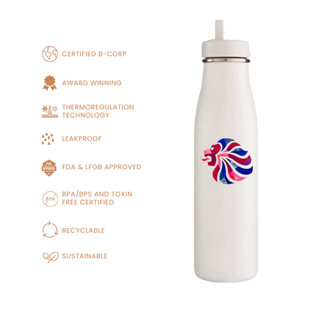 Team GB Evolution One Green Bottle 500ml Insulated Water Bottle