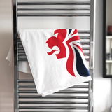 Team GB White Lion Logo Beach Towel