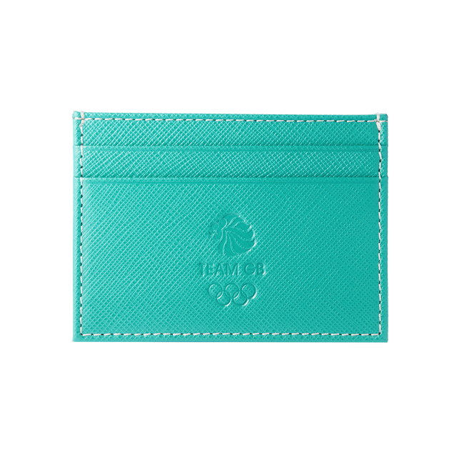 Mappin & Webb Team GB Saffiano Leather Wallet - Turquoise