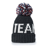 Team GB Text Bobble Hat Navy