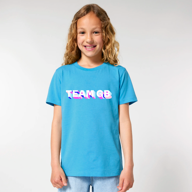 Team GB Ombre Blue Kid's T-shirt