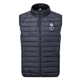 Team GB Padded Logo Gilet Navy