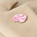 Mappin & Webb Team GB Sterling Silver Pin with Pink Enamel