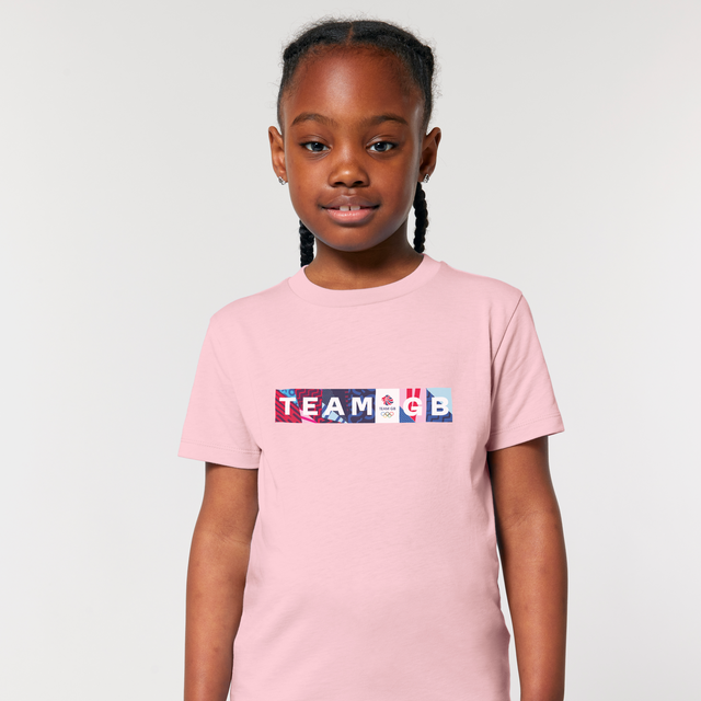 Team GB Montmartre Kid's Pink T-Shirt