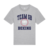 Team GB Boxing Varsity Heather Grey T-Shirt