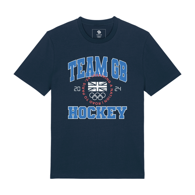 Team GB Hockey Varsity Navy T-Shirt