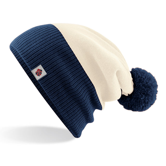 Team GB Stripe Slouch Hat - Navy