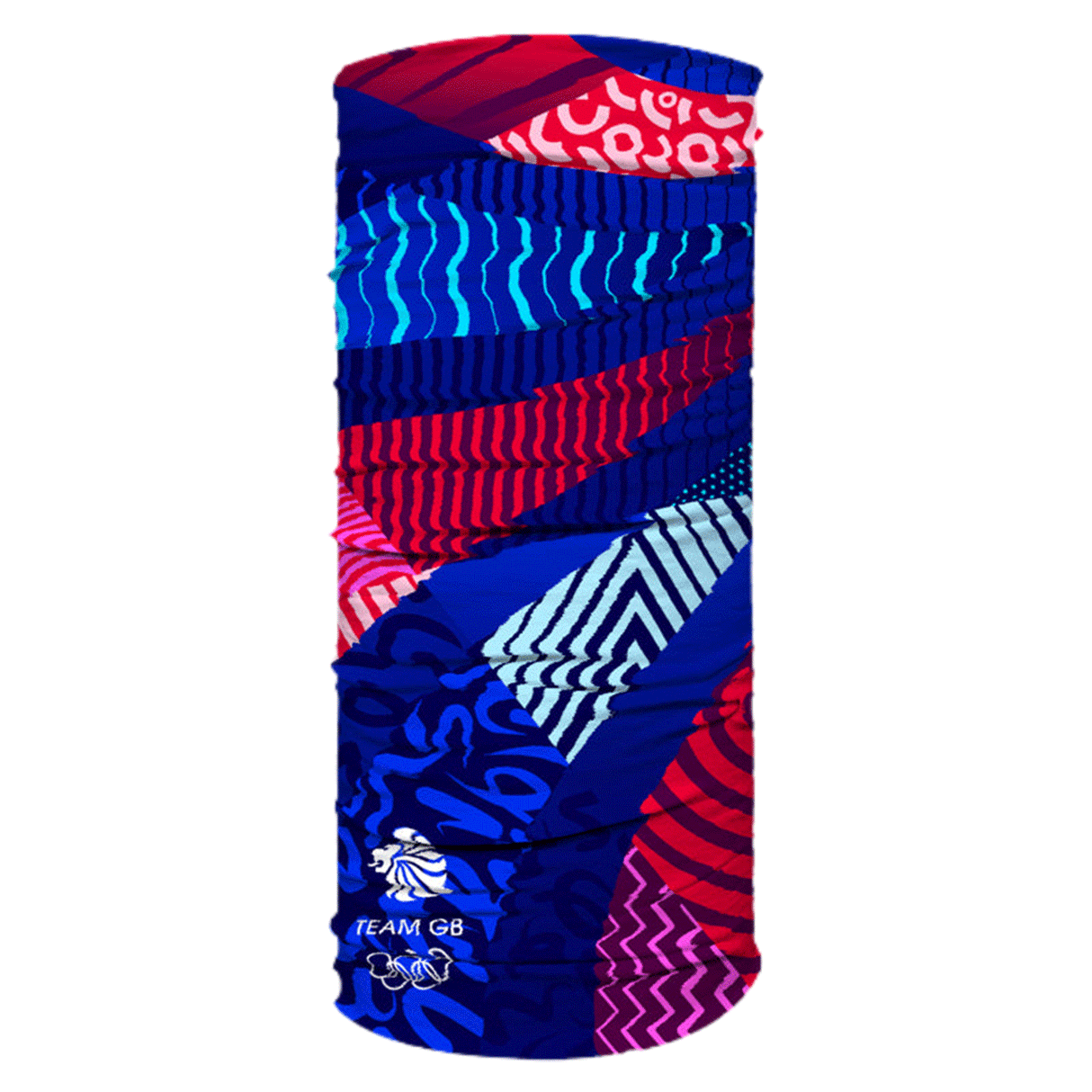 Team GB Abstract Lion Print Neck Sleeve