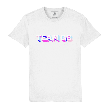Team GB Ombre White T-shirt