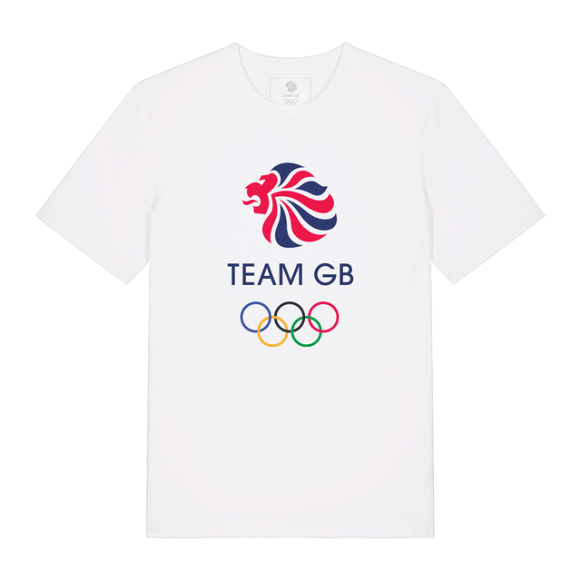 Team GB Icon Logo White T-shirtTeam GB Icon Logo Printed White T-shirt