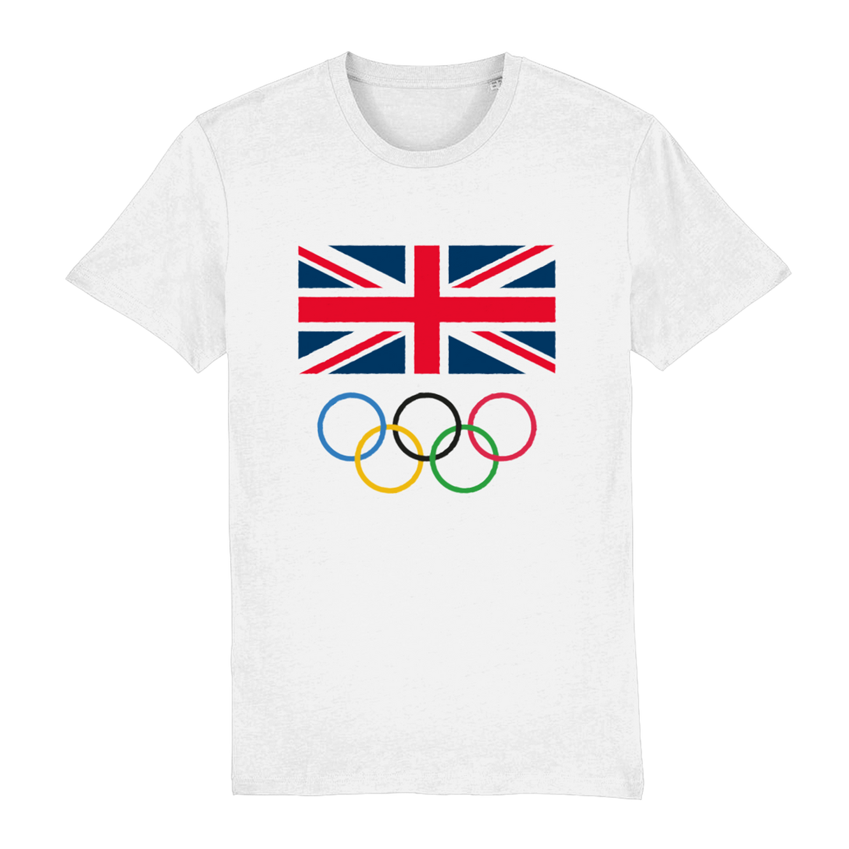 Team GB Large Union White Tshirt Team GB Shop