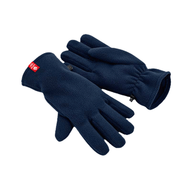 Team GB Recycled Fleece Gloves Navy