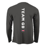 Team GB Active Men's Long Sleeve Black T-shirt