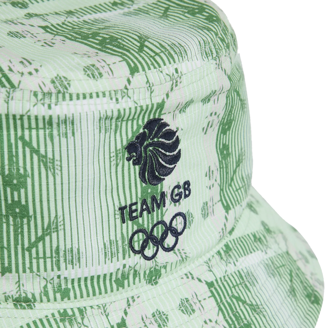 adidas Team GB Green Print Bucket Hat