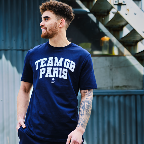 Team GB Bercy Varsity Navy Blue T-shirt