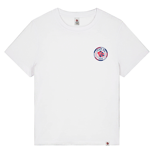 Team GB Cirque Souvenir White T-shirt