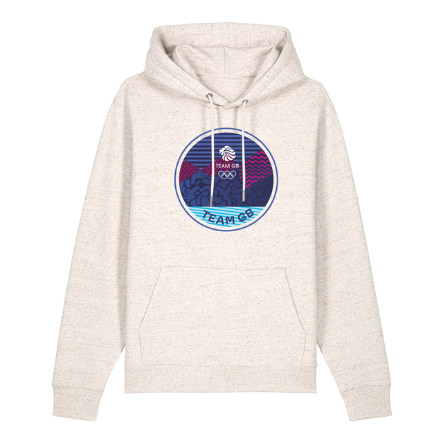 Team GB Core Emblem Hoodie Natural